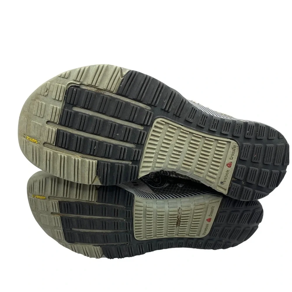 Reebok CrossFit Nano 5.0 Mens Training Shoes Black Grey Kevlar‎ V68510 Size 6.5